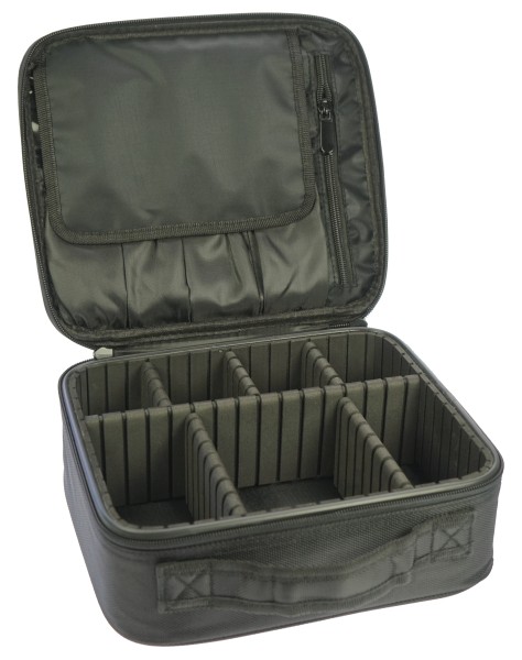 Beauty Tool Case schwarz 22,5 x 25,5 x 9,5 cm, mit Organizer-Einteilungen